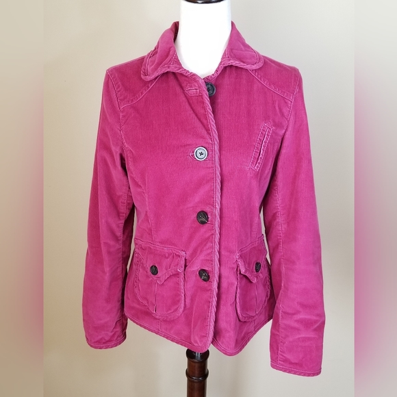 GAP Jackets & Coats Vintage Y2k Gap Corduroy Jacket Blazer Pink